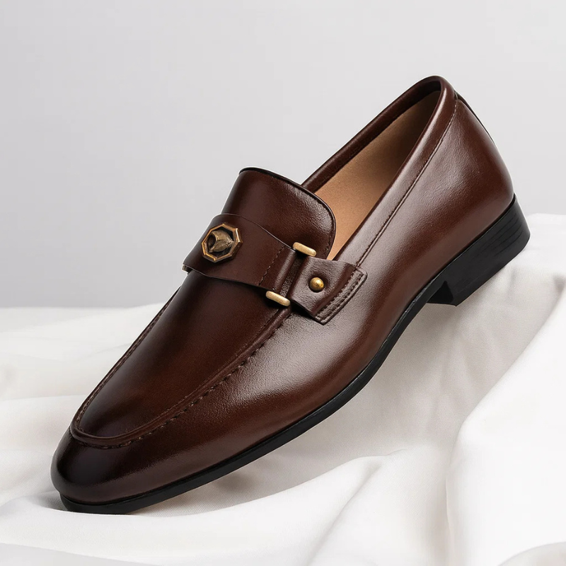 Luciano Italian Leather Loafers