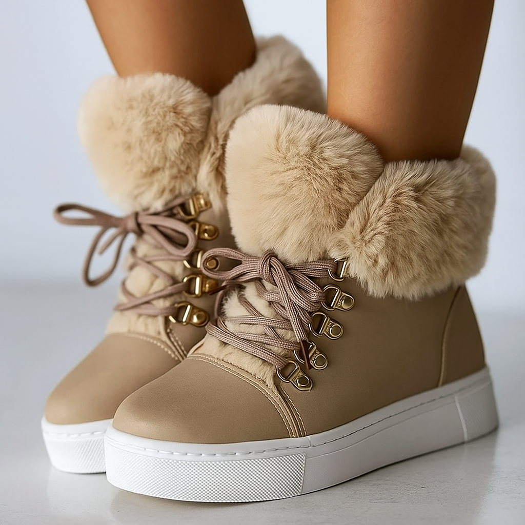 Montana Fuzzy Ankle Boots