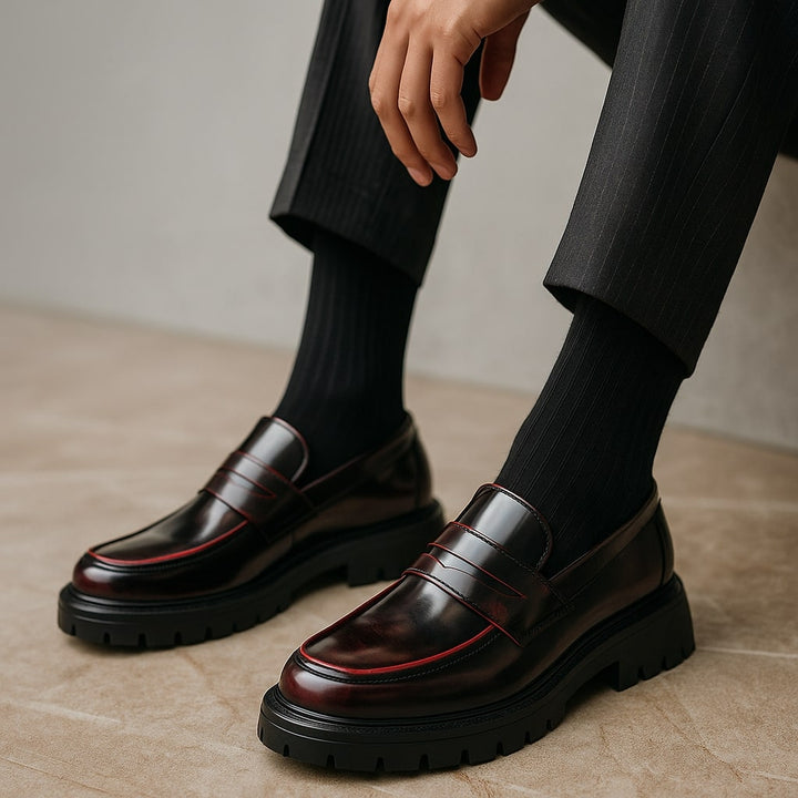 Santiago Leather Loafers