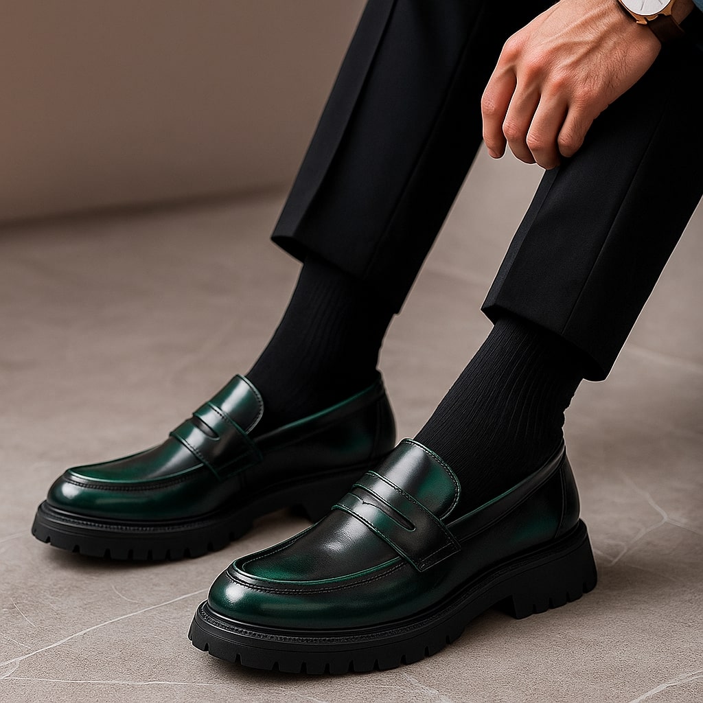 Santiago Leather Loafers