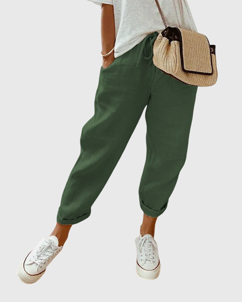 Ryan Chic Linen Beach Trouser