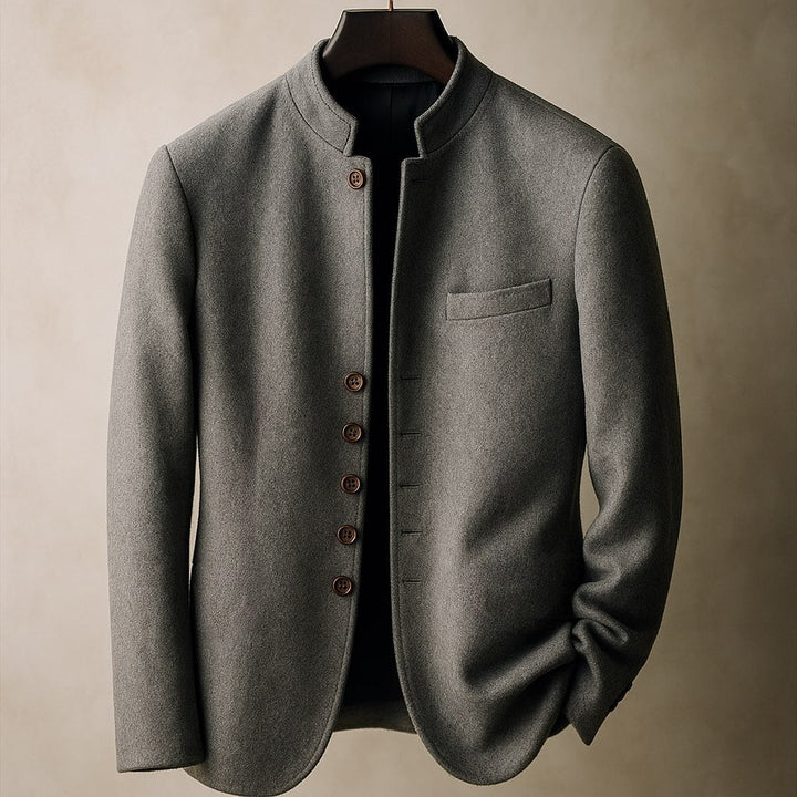 Marsimo Wool Stand-Collar Jacket