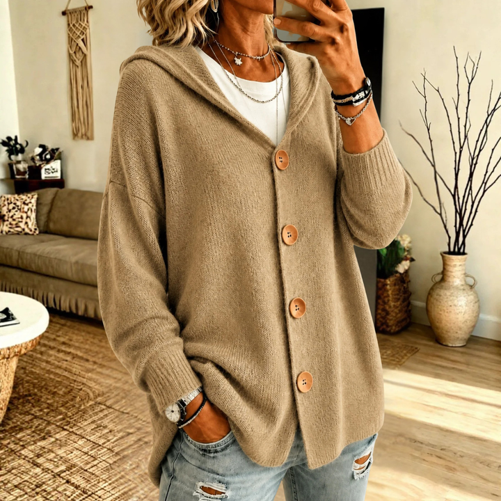 Delia Knit Button Cardigan