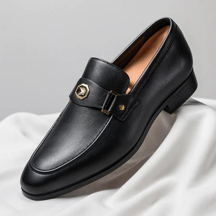 Luciano Italian Leather Loafers