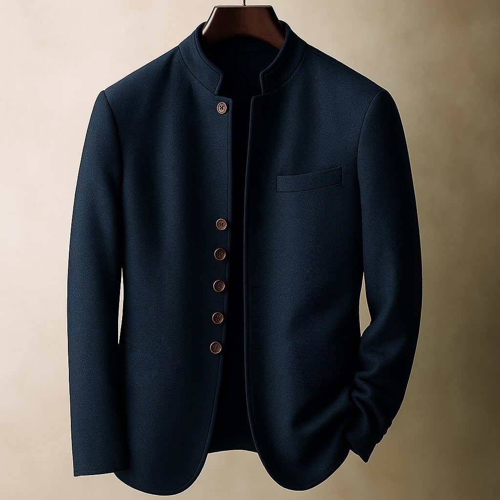 Marsimo Wool Stand-Collar Jacket