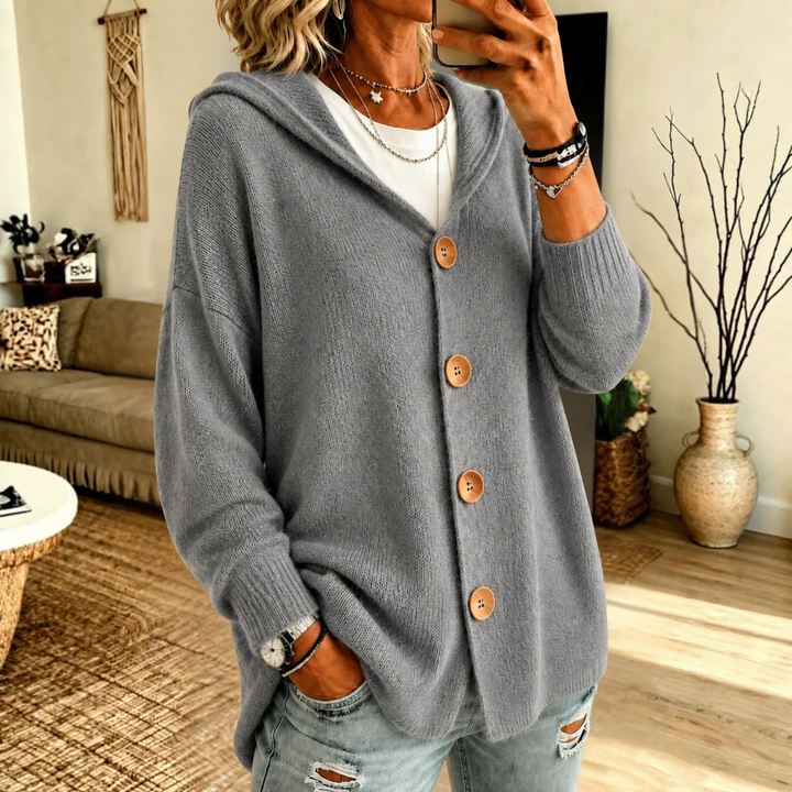 Delia Knit Button Cardigan