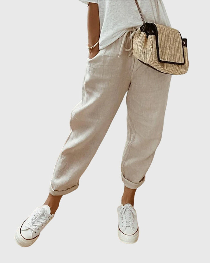 Ryan Chic Linen Beach Trouser