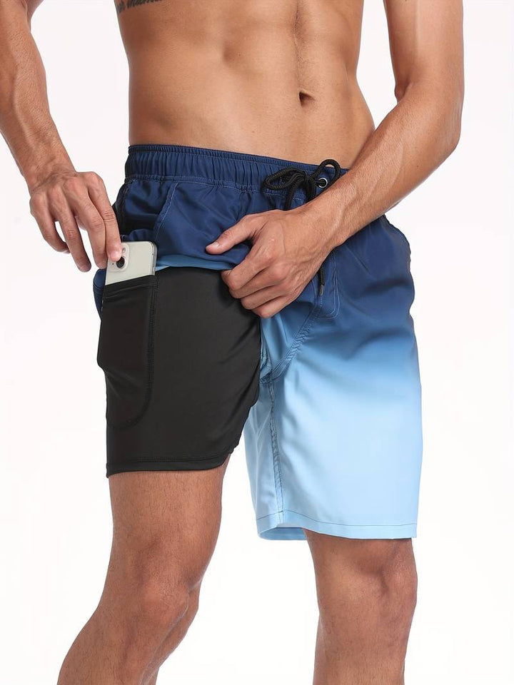 Ronan Flamingo Print Swim Trunk