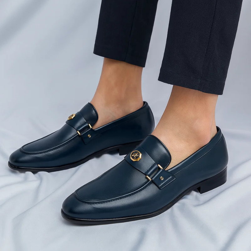 Luciano Italian Leather Loafers