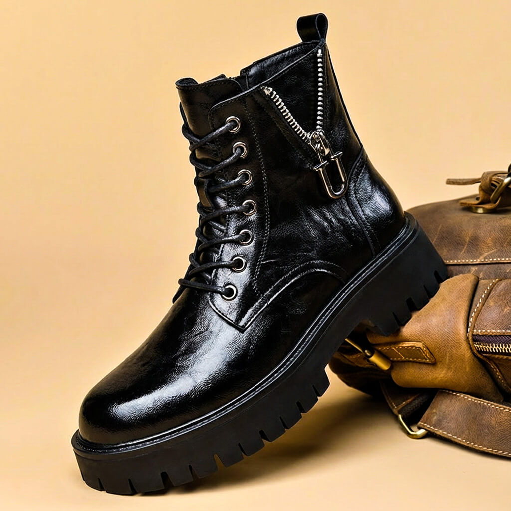 Edmund Prestige Leather Boots