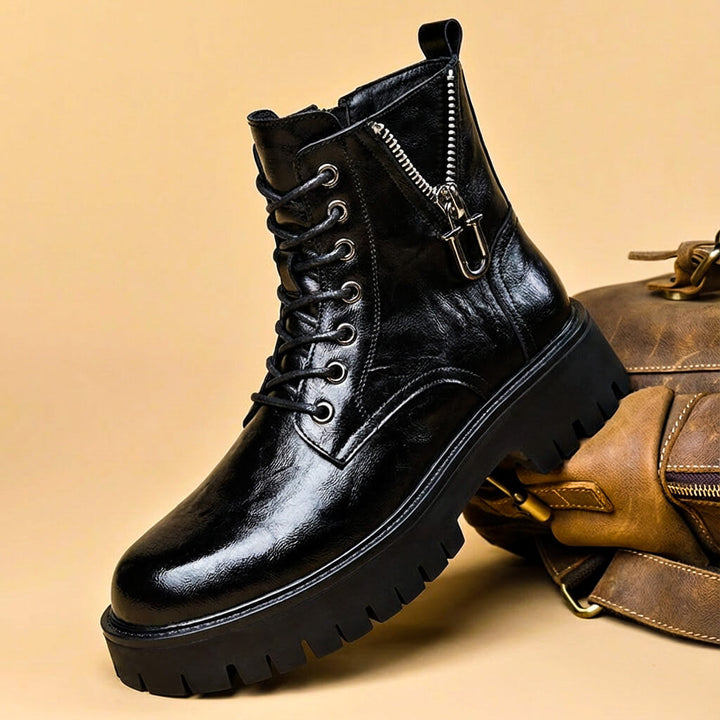 Edmund Prestige Leather Boots