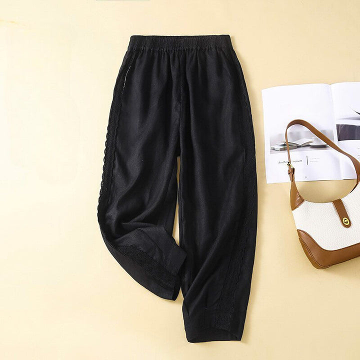 Elise Cotton-Linen Pants