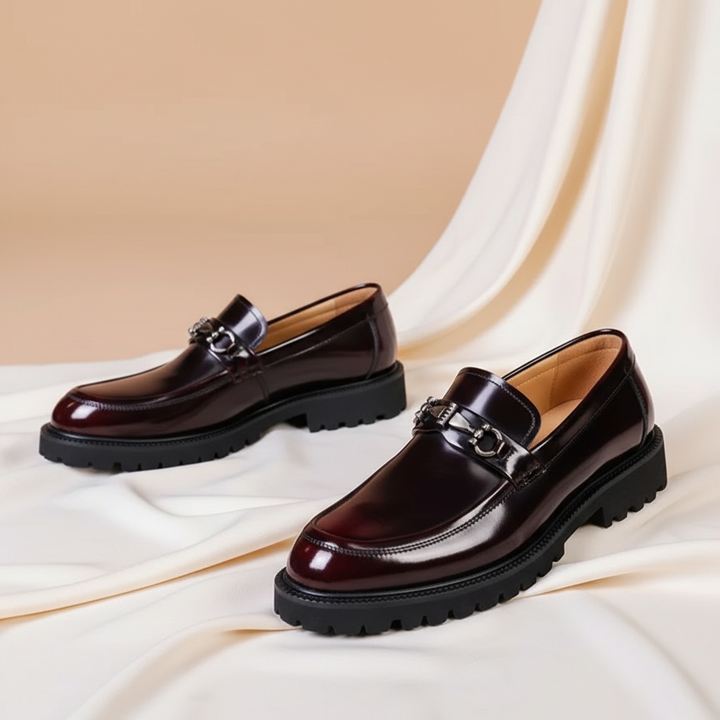 Valentino Leather Loafers