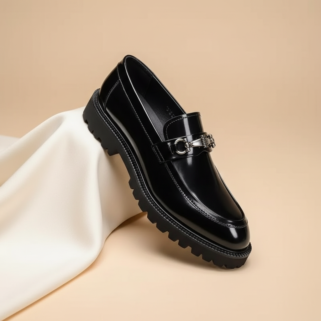 Valentino Leather Loafers