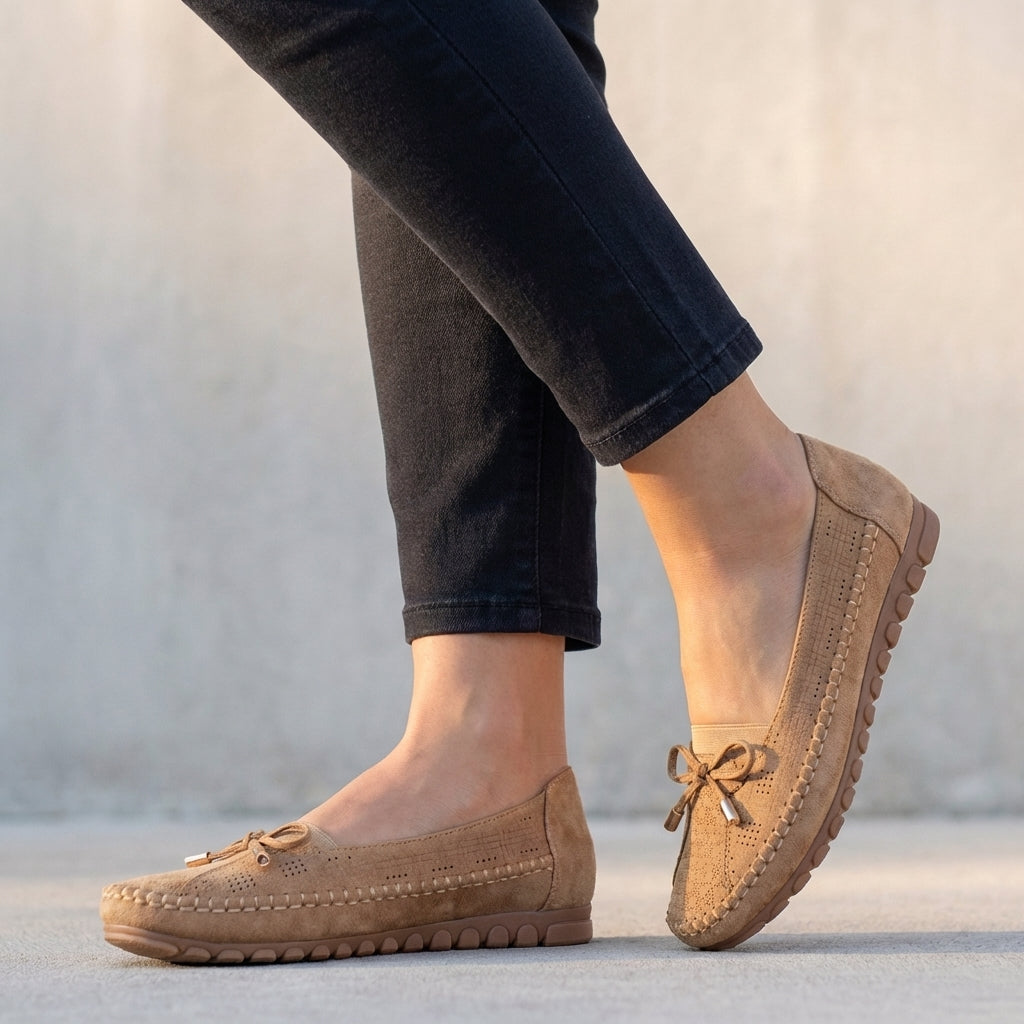 Orlene Orthopedic Perforated Comfort Loafers