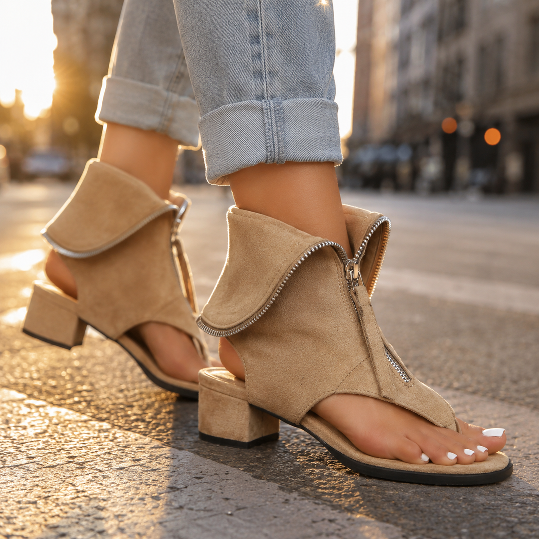 Shiela Peep Toe Gladiator Platform Sandals