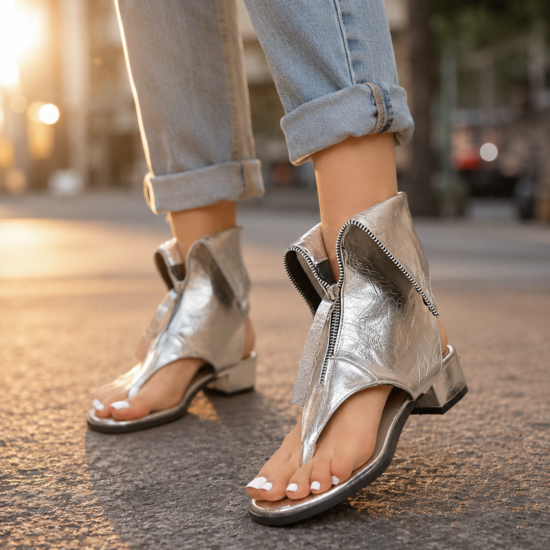 Shiela Peep Toe Gladiator Platform Sandals