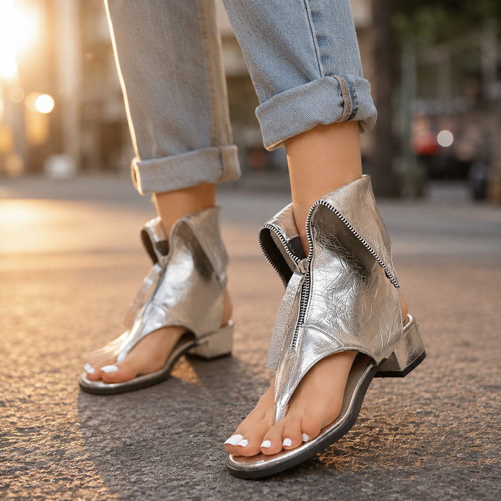 Shiela Peep Toe Gladiator Platform Sandals