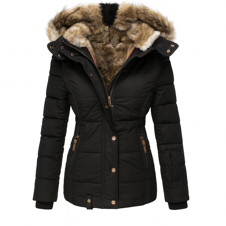 Michalea Fur Hooded Jacket