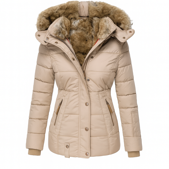 Michalea Fur Hooded Jacket