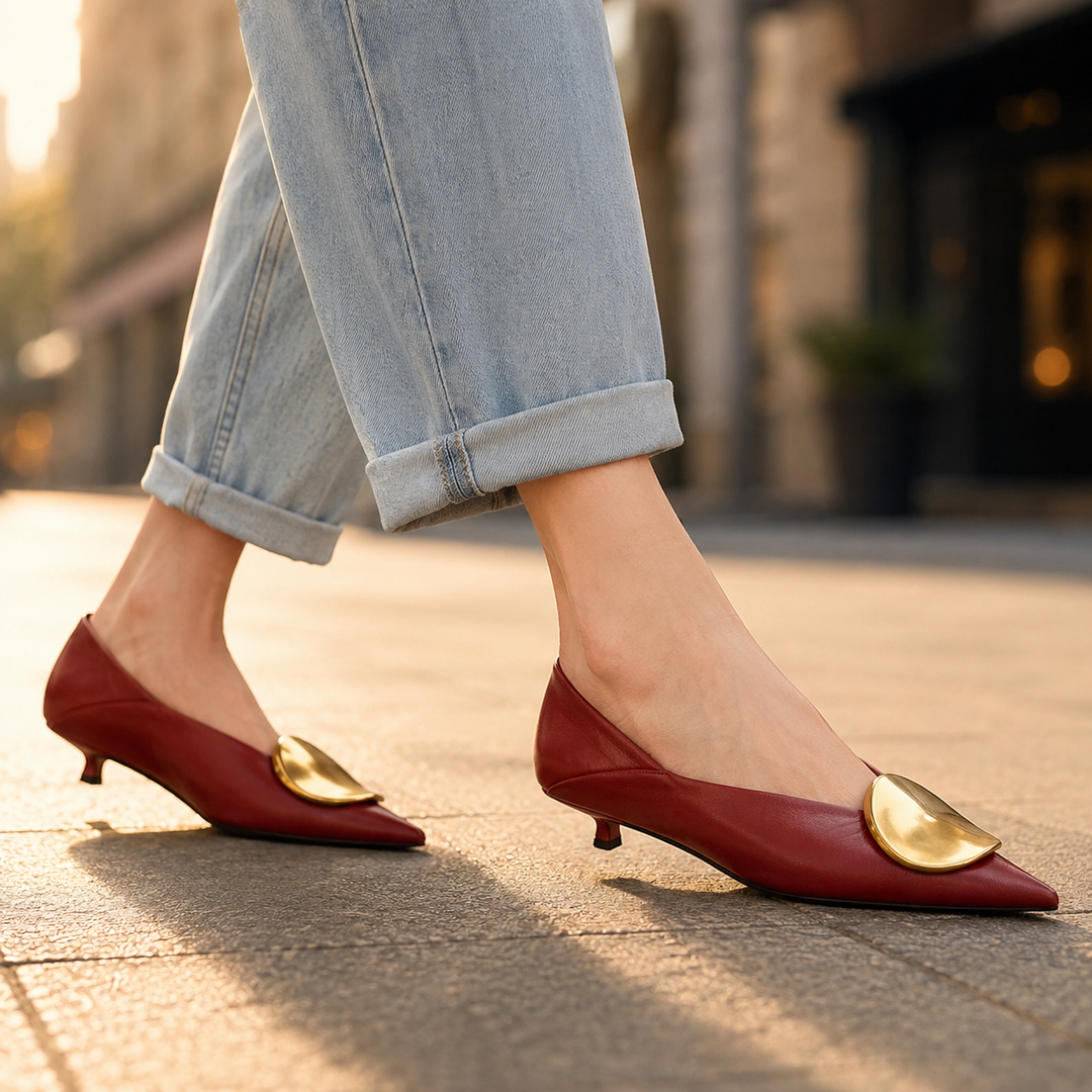 Cassidy Comfortable Pointed Toe Low Heels