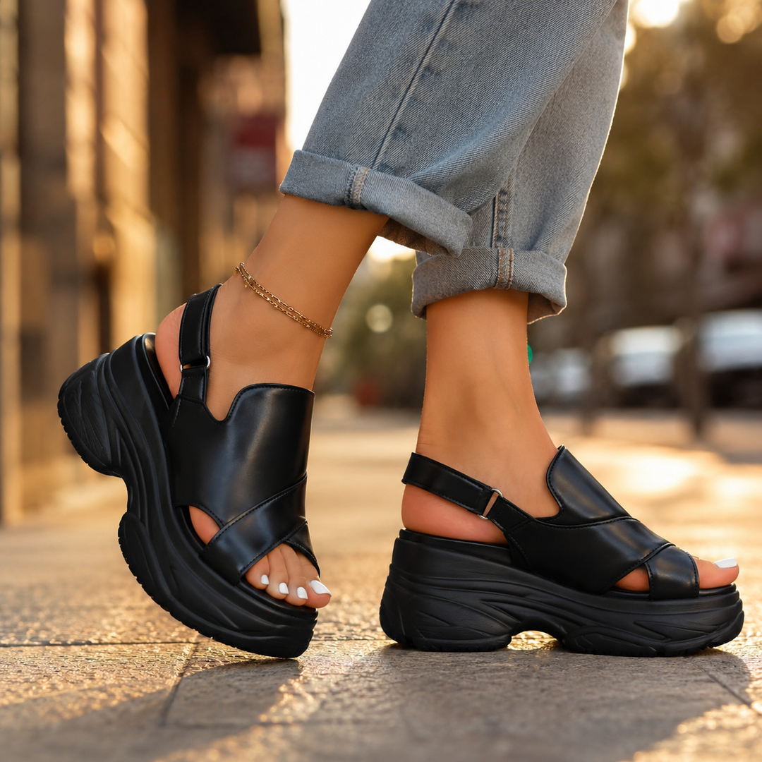 Valencia Orthopedic Chunky Sole Sandals