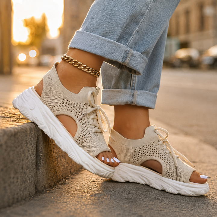 Virelia Comfortable Supportive Lace Up Sandals