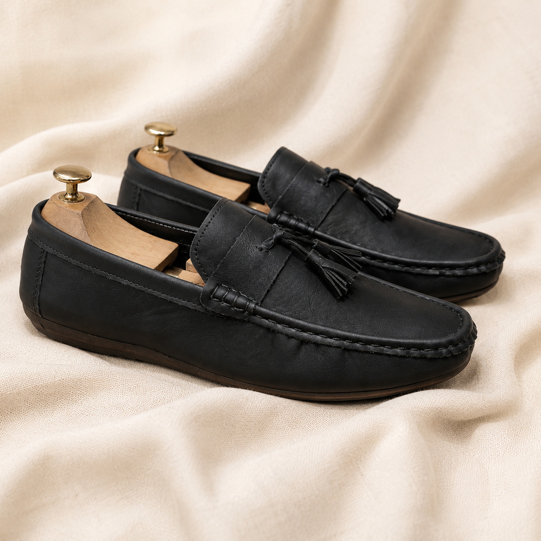 Thomas Leather Slip On Loafers