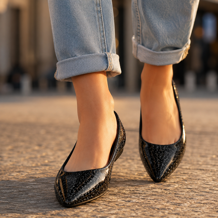 Nicole Pointed Toe Jelly Sandals
