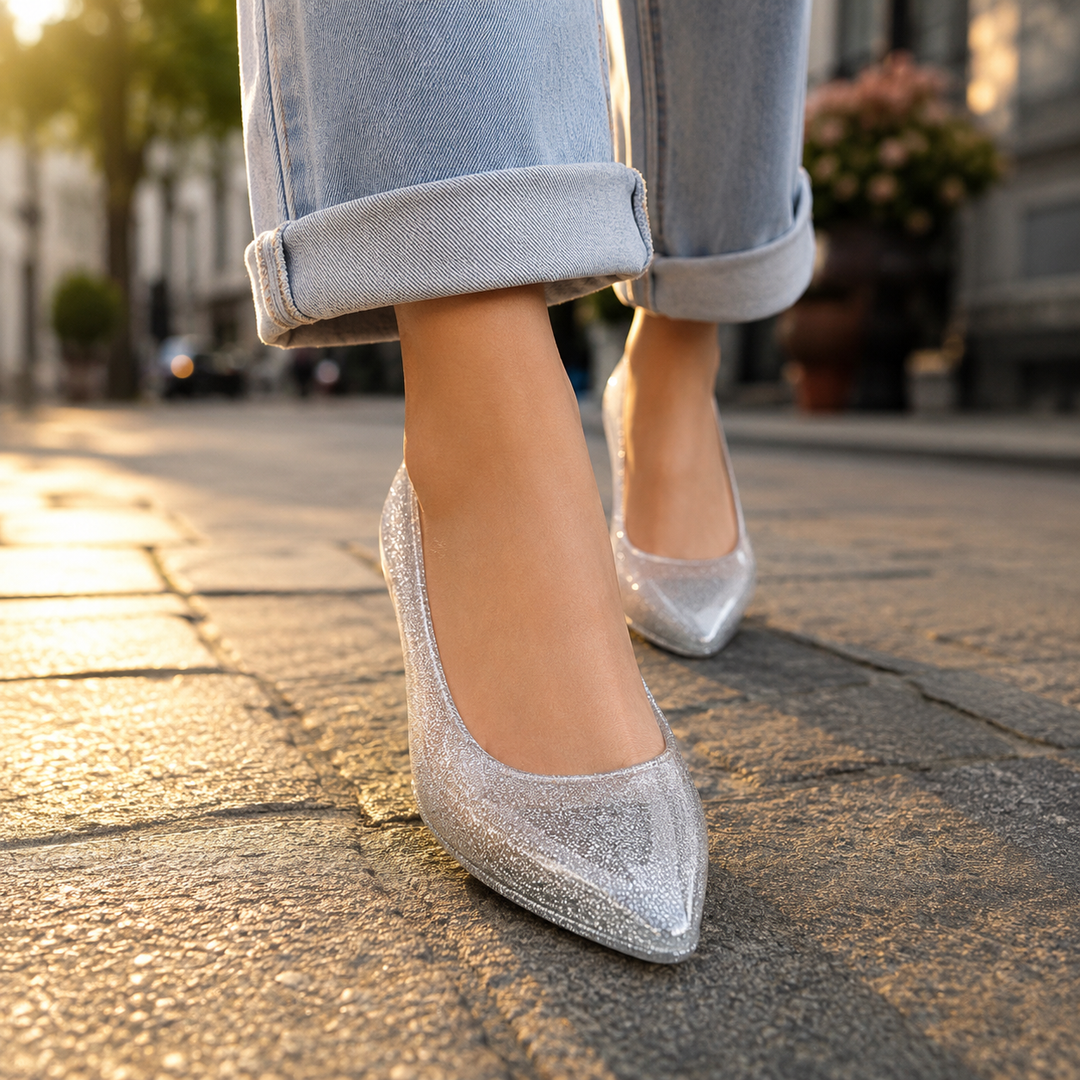 Nicole Pointed Toe Jelly Sandals