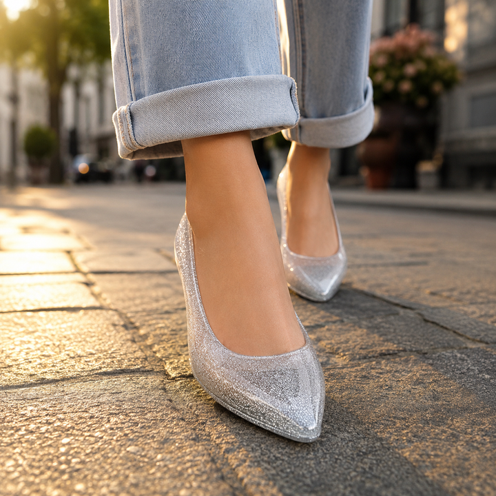Nicole Pointed Toe Jelly Sandals