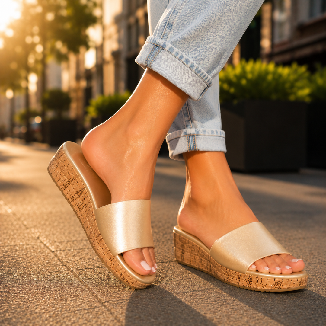 Karen Comfortable Wedge Sandals