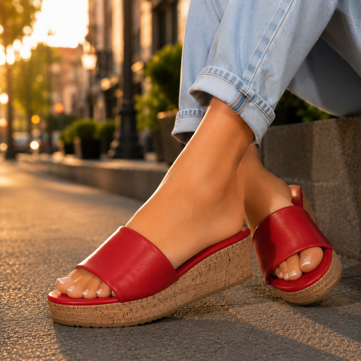 Karen Comfortable Wedge Sandals