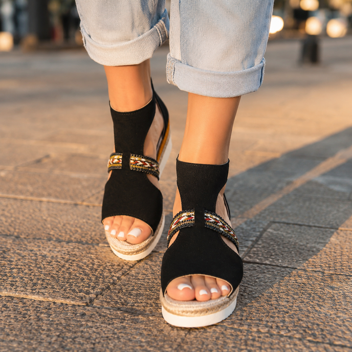 Shella Comfortable Supportive Wedge Sandals