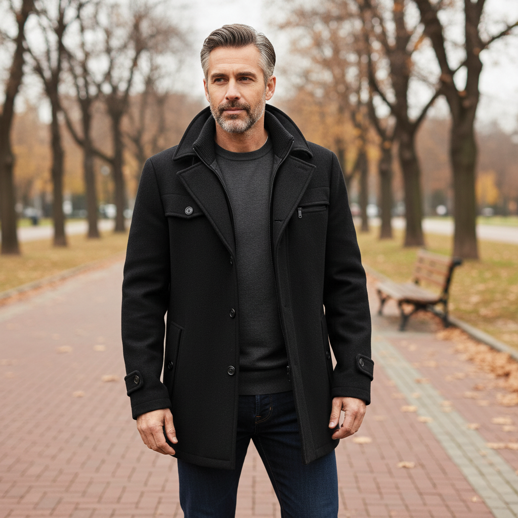 Marvin Wool Blend Overcoat