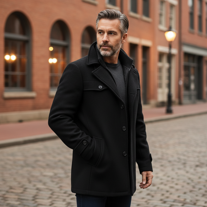 Marvin Wool Blend Overcoat