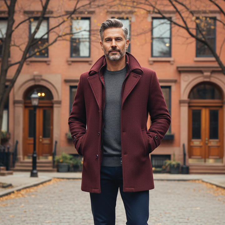 Marvin Wool Blend Overcoat