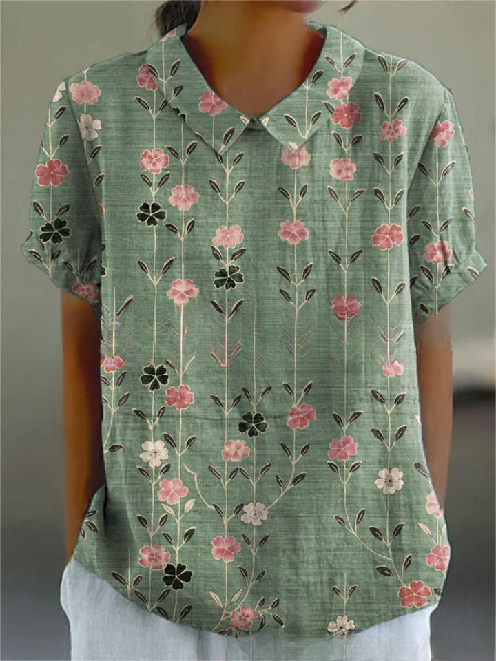 Georigia Floral Relaxed Button Shirt