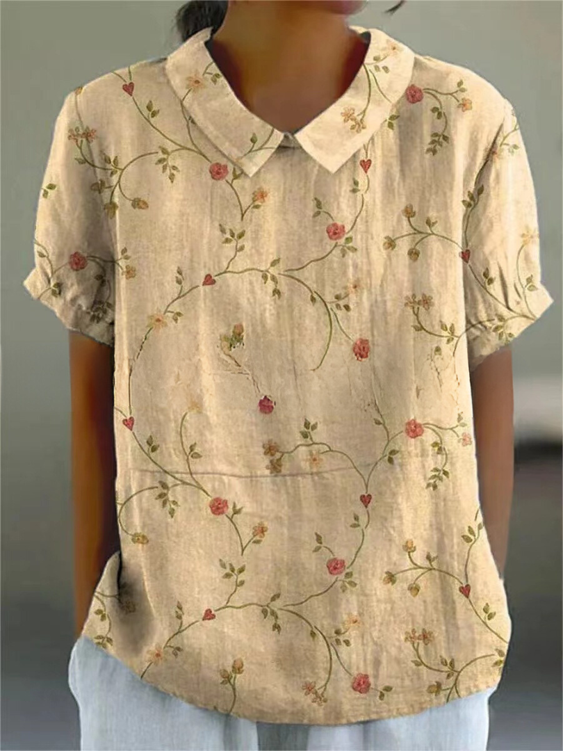 Georigia Floral Relaxed Button Shirt