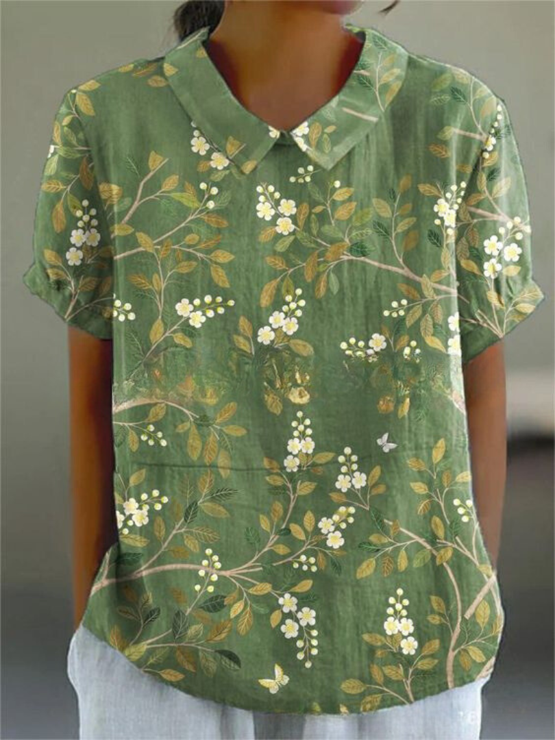 Georigia Floral Relaxed Button Shirt