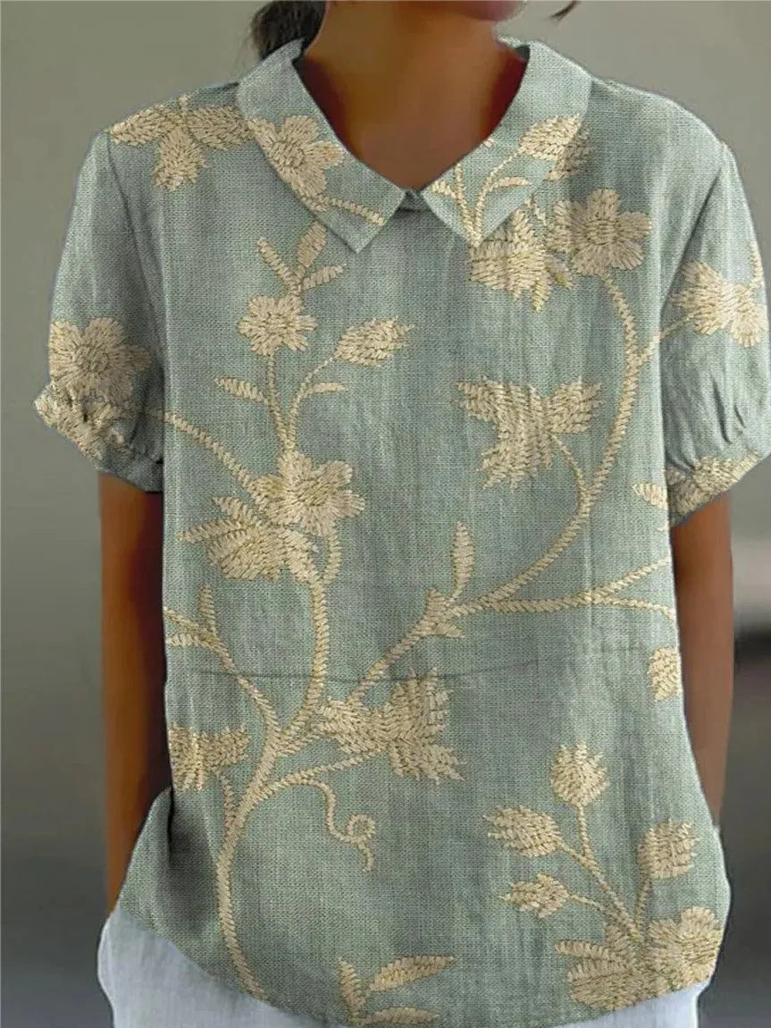 Georigia Floral Relaxed Button Shirt