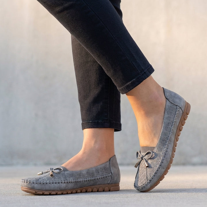 Orlene Orthopedic Perforated Comfort Loafers