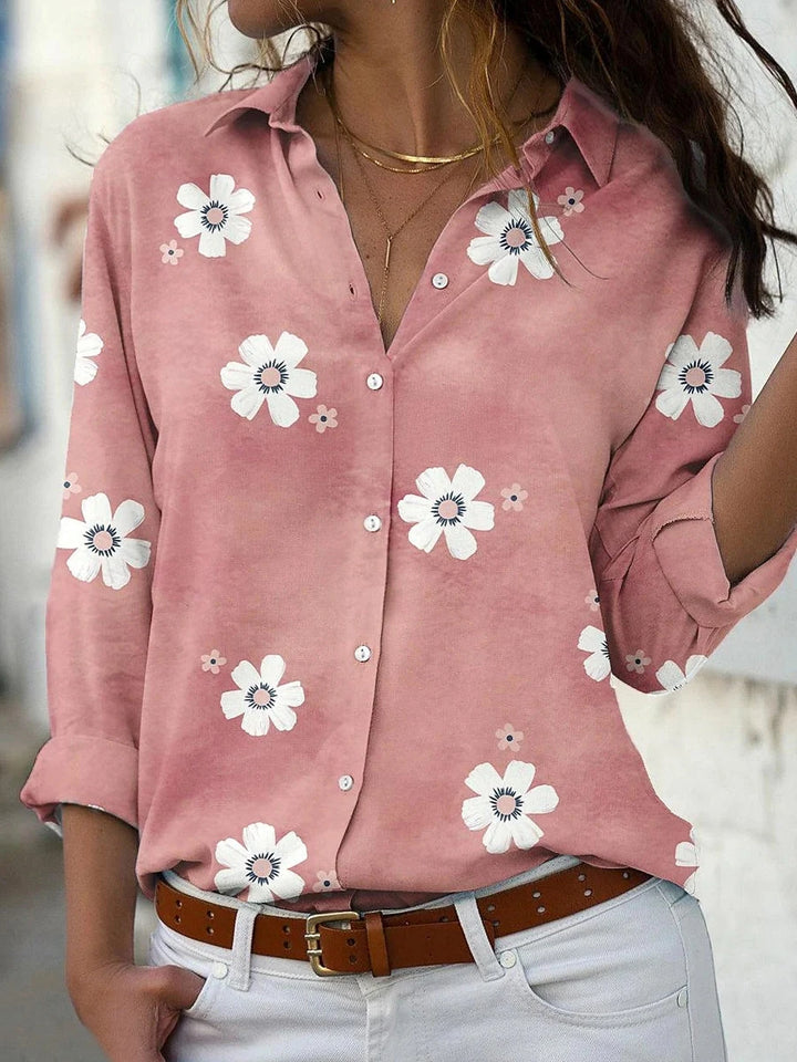 Julia Long Sleeve Floral Shirt