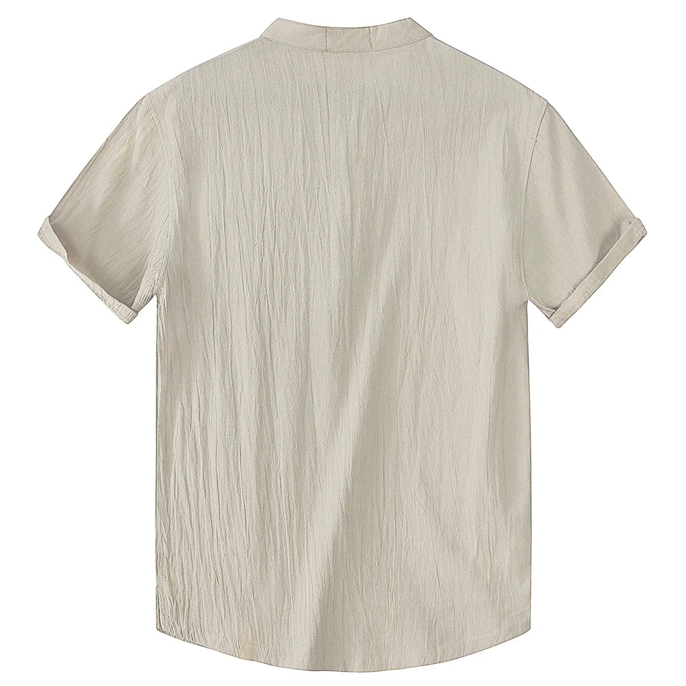 Caleb Short Sleeve Henley Shirt