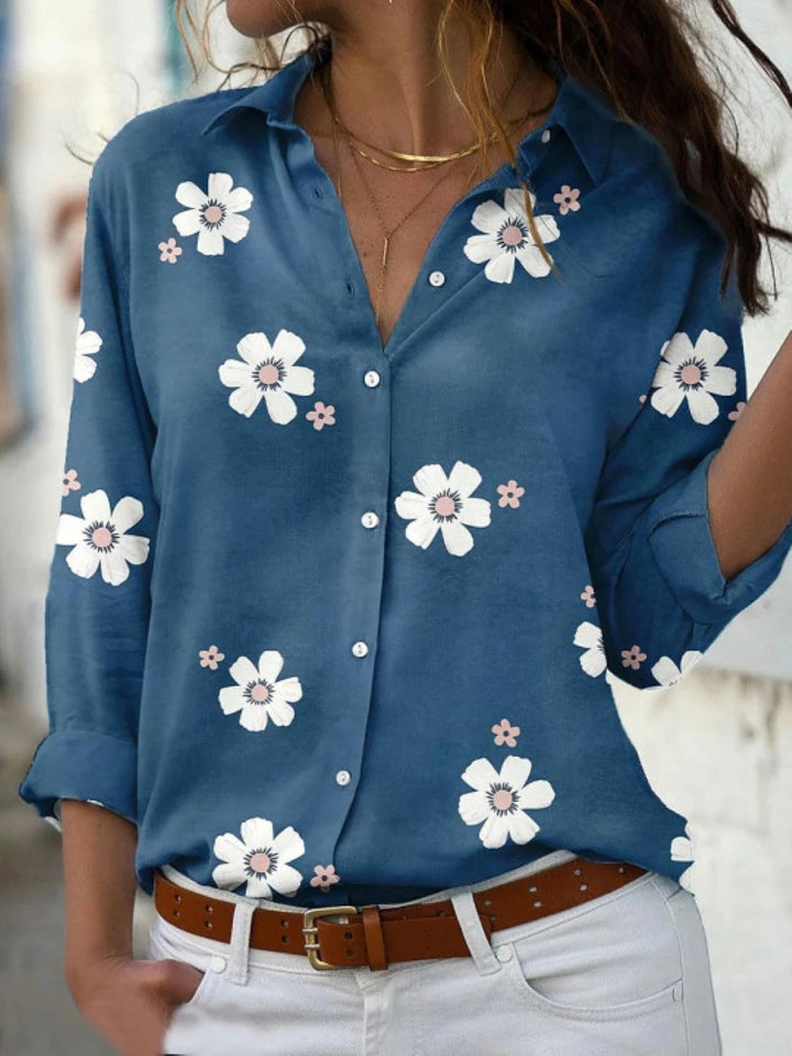 Julia Long Sleeve Floral Shirt