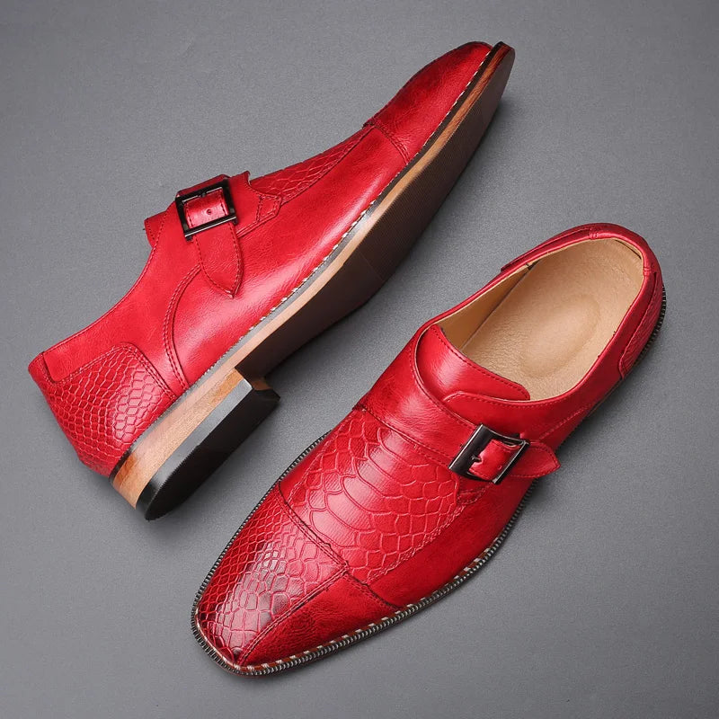 Harrison Buckle Detail Oxford Shoes