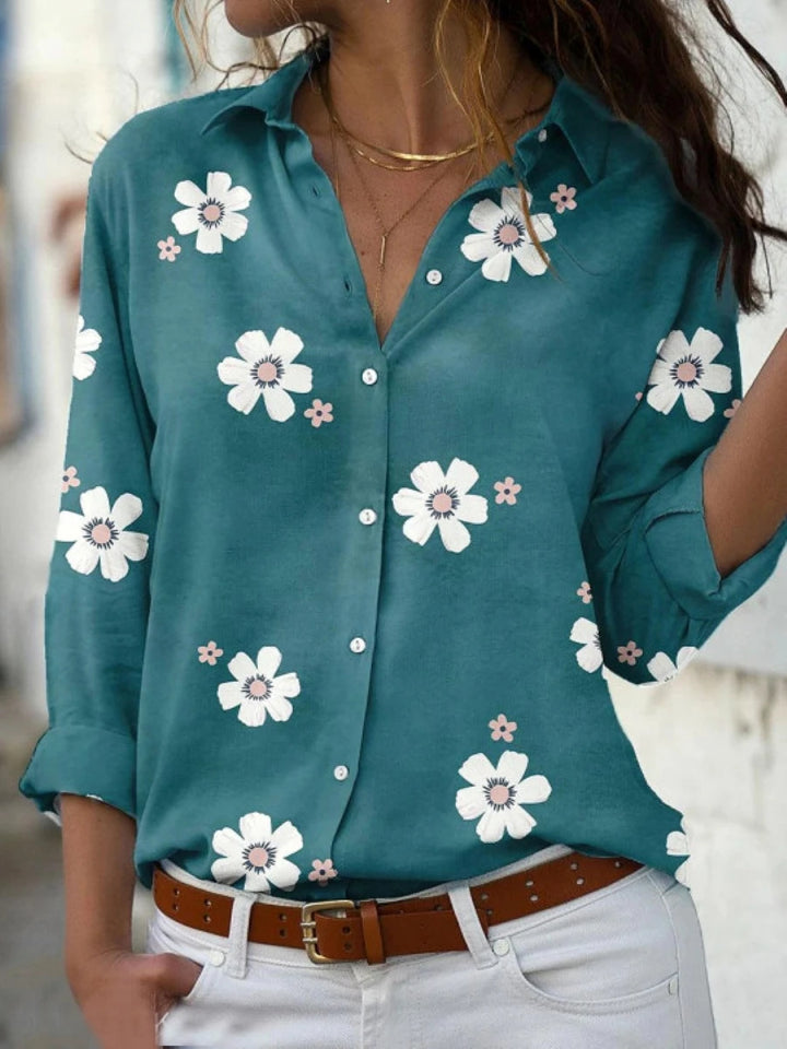 Julia Long Sleeve Floral Shirt