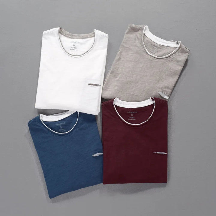 Hadrian Cotton Henley T-Shirt