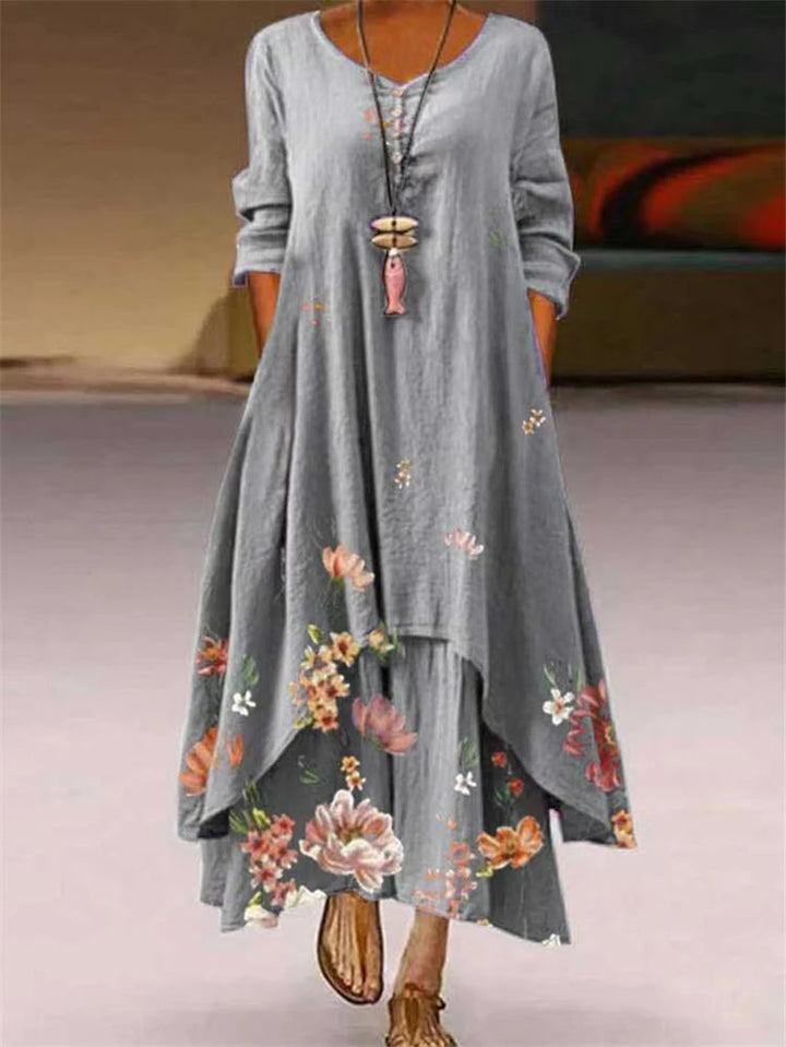 Eloise Casual Floral Maxi Dress