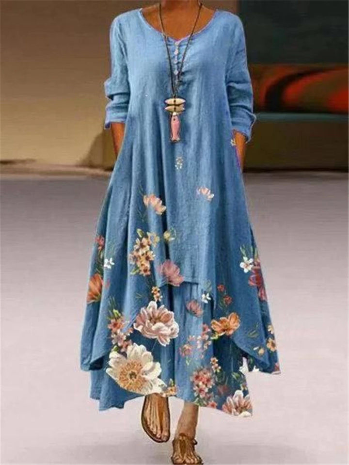 Eloise Casual Floral Maxi Dress